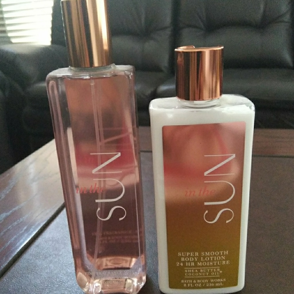 Bath and body works mist and lotion